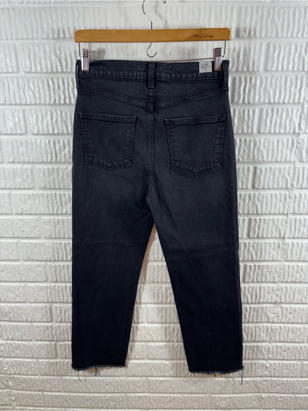 Frank & Eileen Monaghan 1995 Wash Italian Vintage Denim Jeans 28 Black - Picture 3 of 6